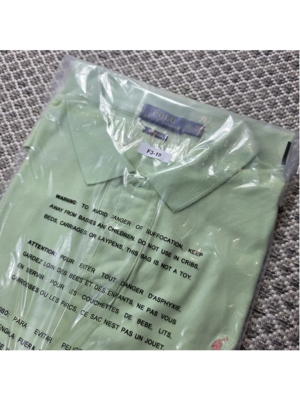 Polo Ralph Lauren Classic Fit Polo Shirt Men’s XXL Mint Green Cotton Pony Logo
